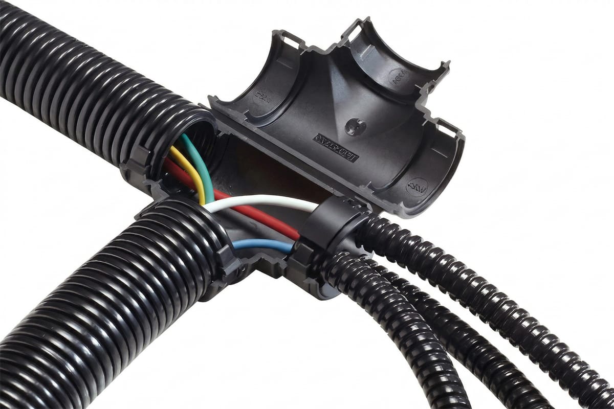 Automotive Wire Harnesses – corrugated pipe application