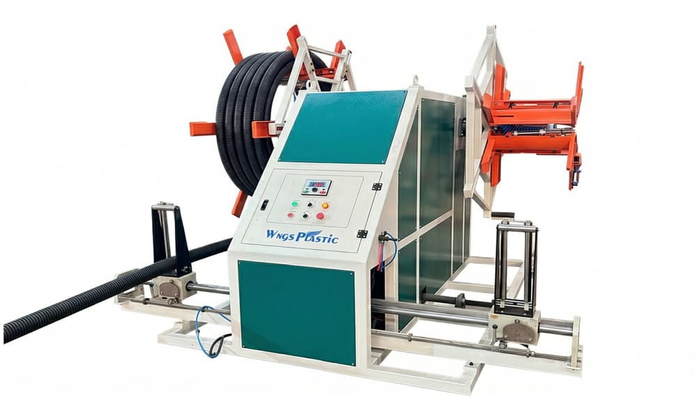 Automatic Pipe Coiler and Winder for Corrugated Pipe Machine