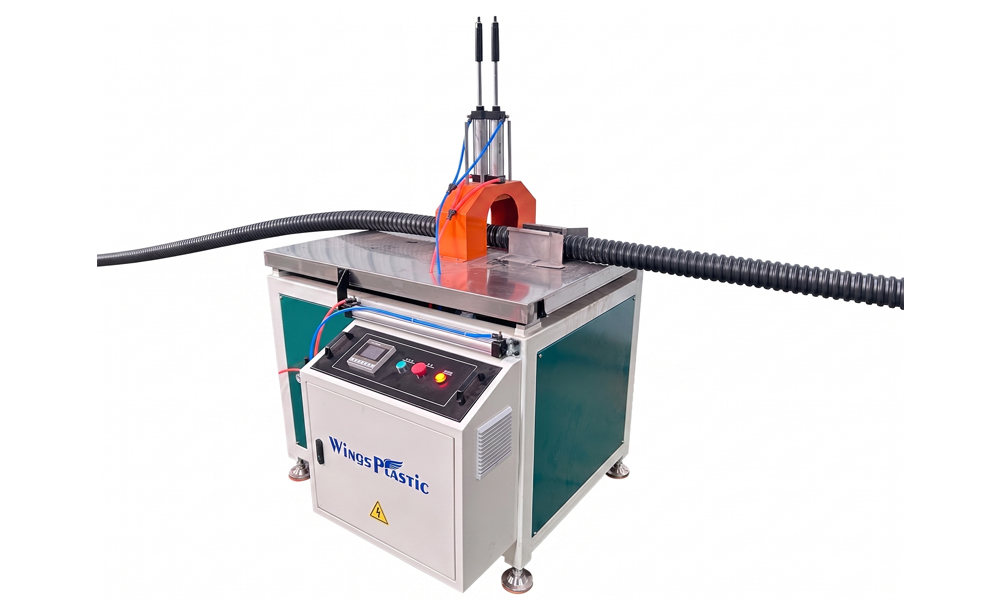 High-Precision Saw Cutter for Corrugated Optical Duct