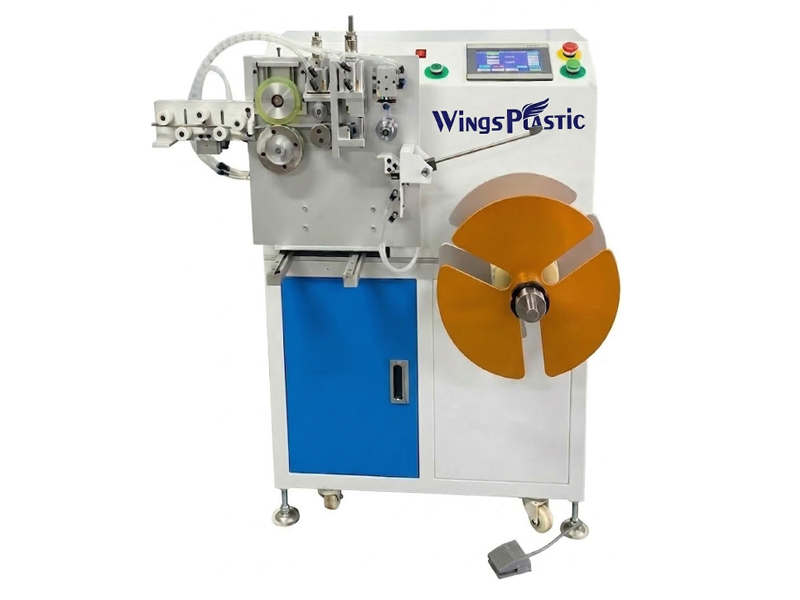 Mechanical single-station corrugated pipe coiler machine