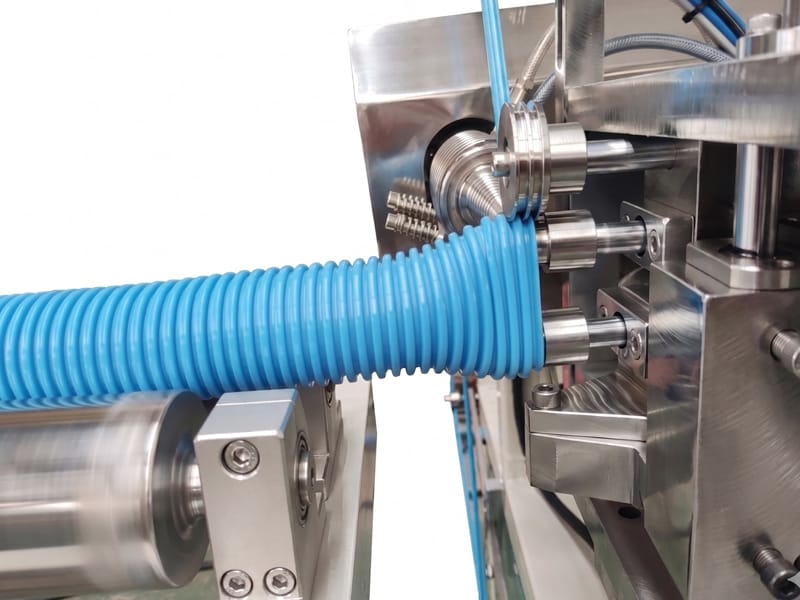 Siemens PLC forming unit for vacuum cleaner hose machine
