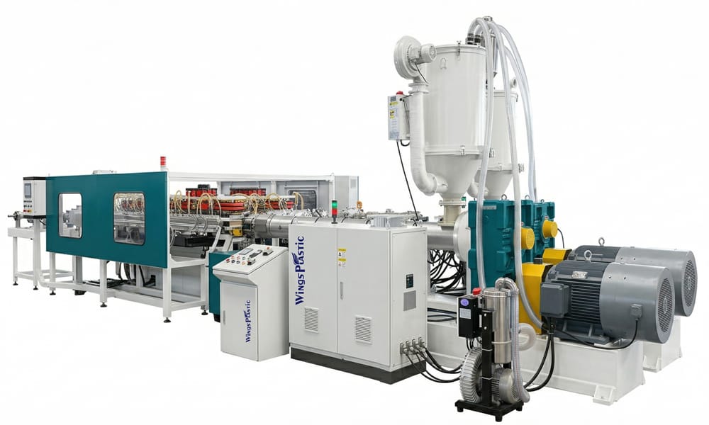 High-Efficiency Extruder for High-Speed Corrugated Pipe Machine