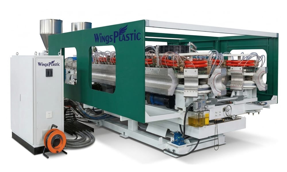 Horizontal Corrugator Unit for Water-Cooled Corrugated Pipe Machine