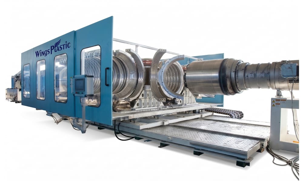 Large Caliber Spiral Die Head for Plastic Pipe Corrugator