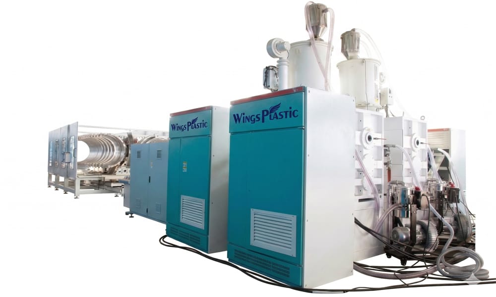 Heavy-Duty Extruder for Large Corrugated Pipe Machine