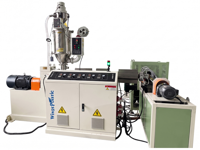 High-speed single screw extruder for PE PP spiral guard machine