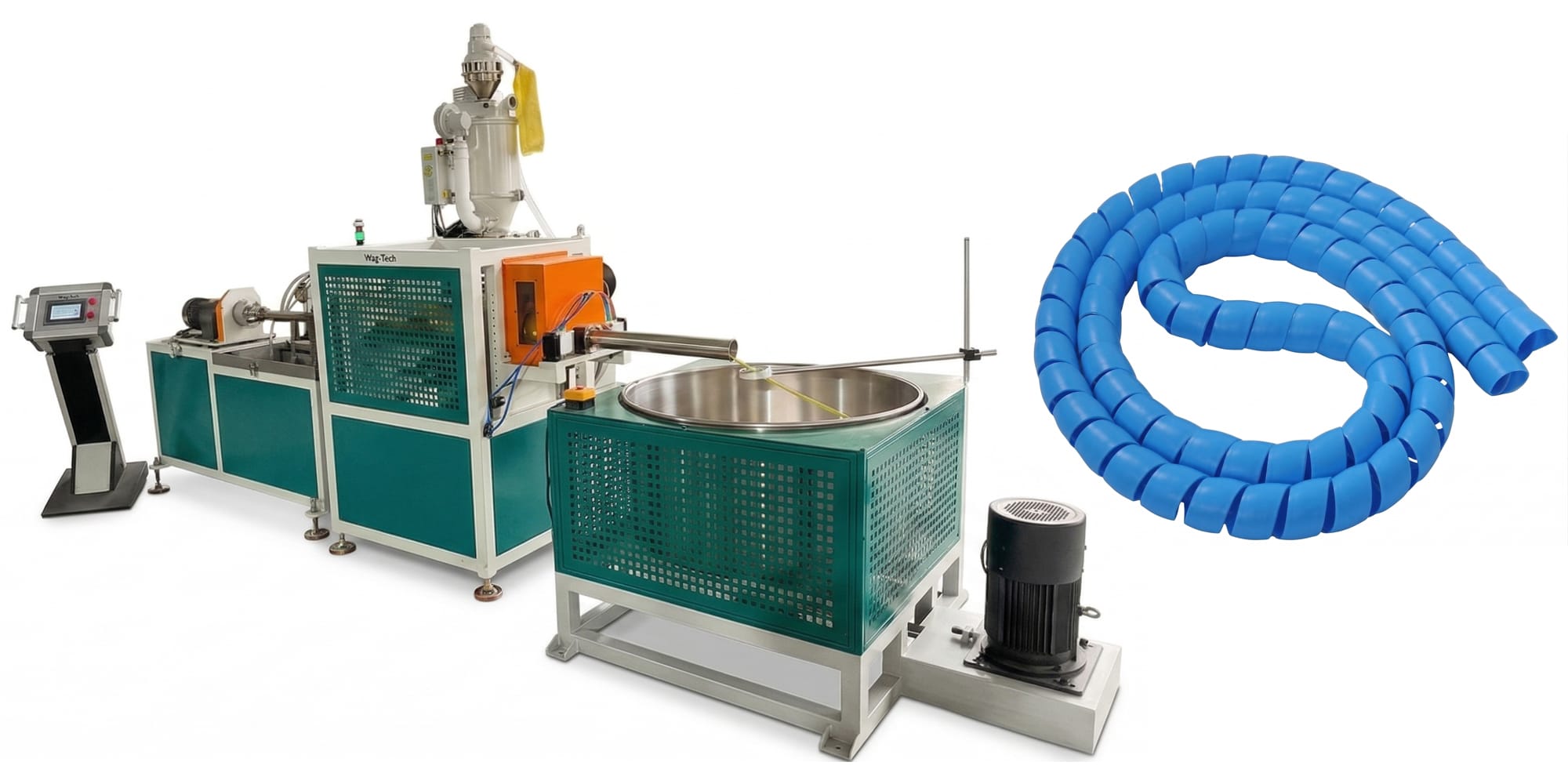 PE PP Spiral Wrap Protector Machine