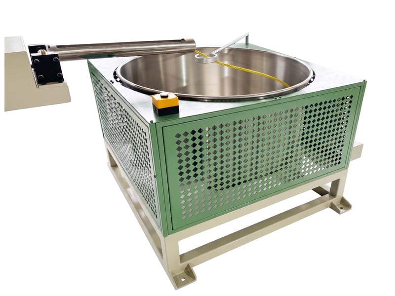 Centrifugal winder for PE PP hydraulic hose and cable protectors