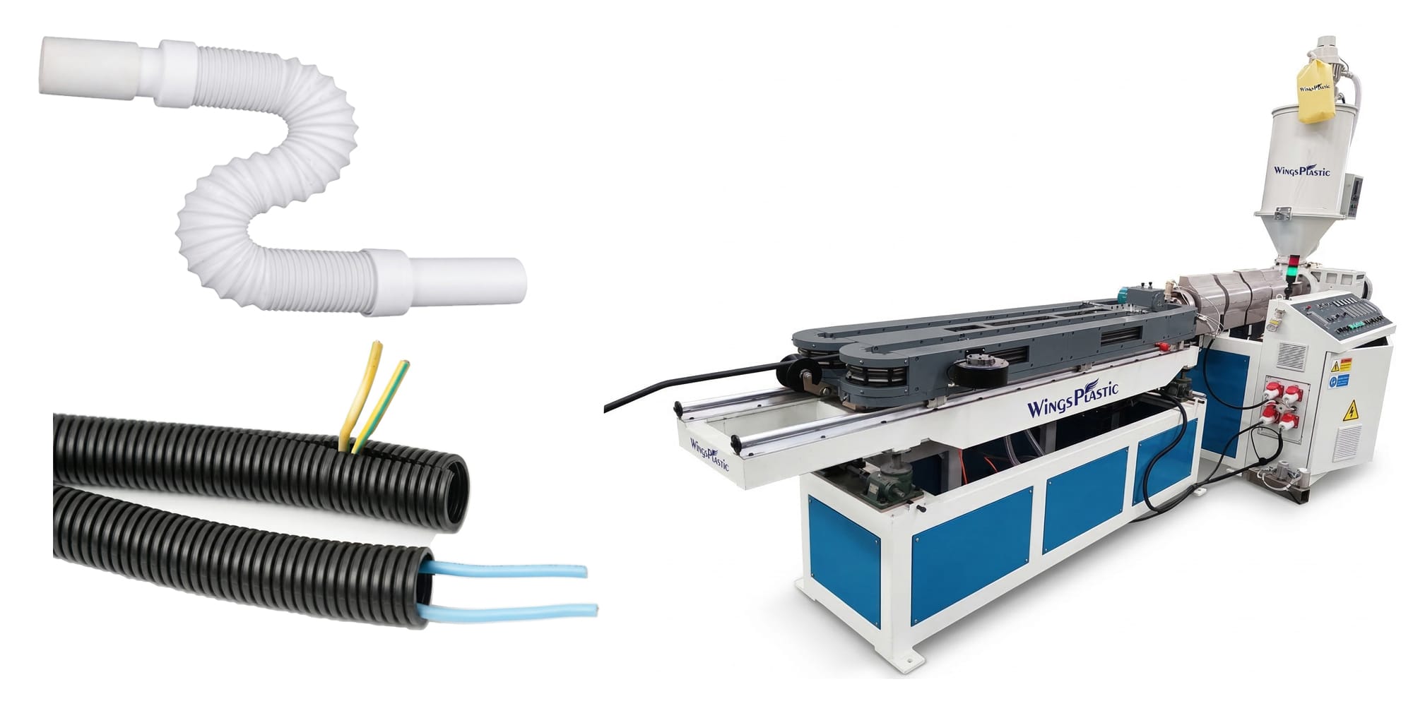 Single Wall Corrugated Pipe Machine